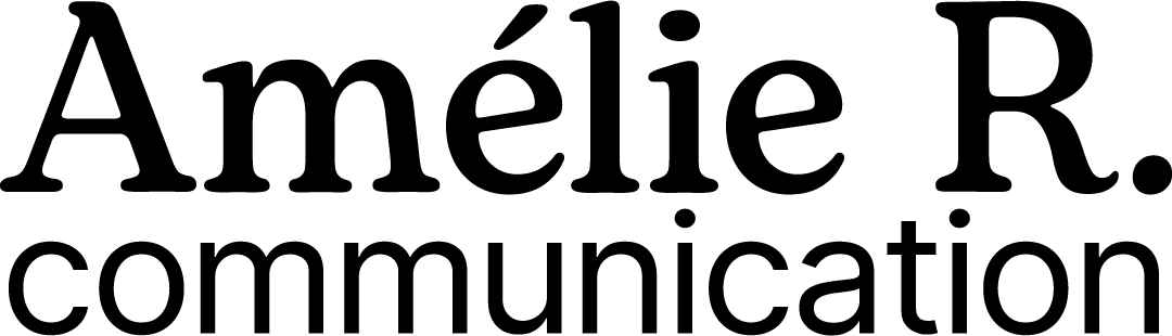 Logo Amélie R communication